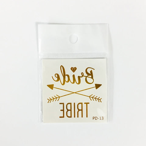 Image of Team Bride Tattoo Sticker | Nicro Party