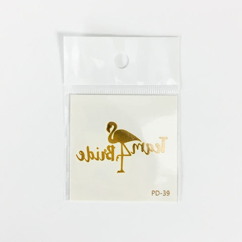 Image of Team Bride Tattoo Sticker | Nicro Party
