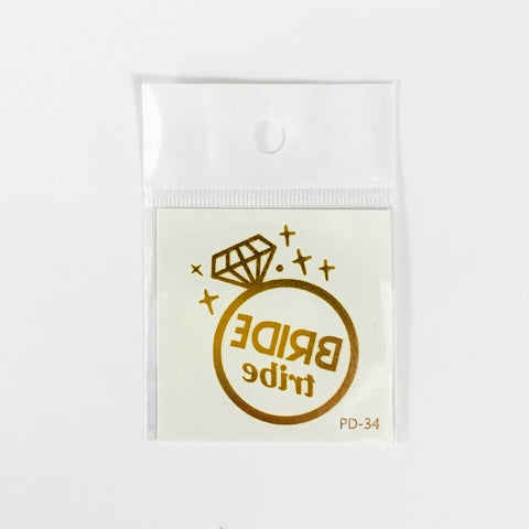 Image of Team Bride Tattoo Sticker | Nicro Party