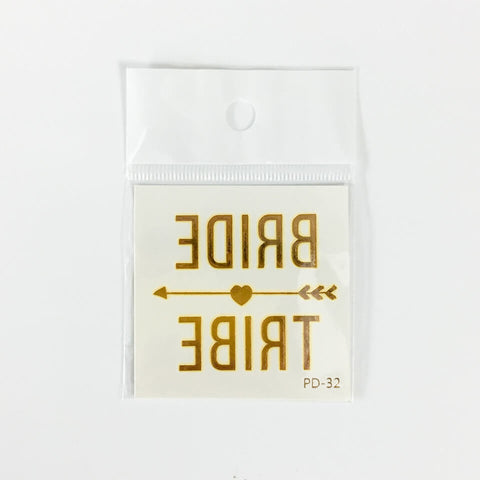 Image of Team Bride Tattoo Sticker | Nicro Party