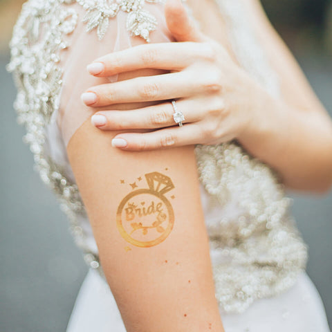 Image of Team Bride Tattoo Sticker | Nicro Party