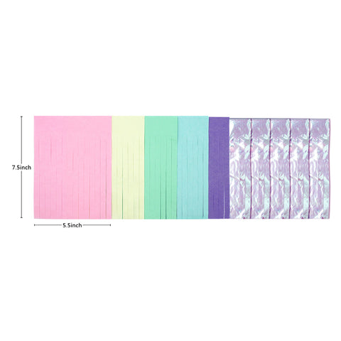 Image of Unicorn Party Paper Foil Tissue Tassel