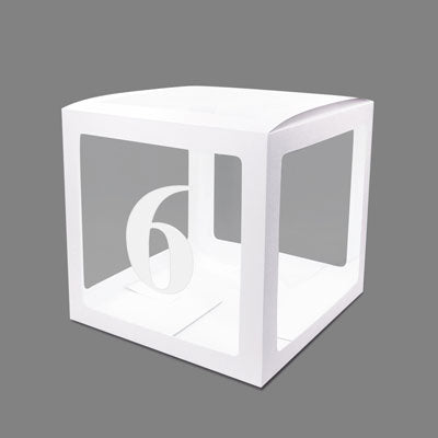 Image of Alphabet Number Transparent Packing Name  DIY Letter Balloon Box