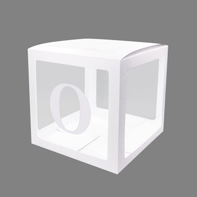 Image of Alphabet Number Transparent Packing Name  DIY Letter Balloon Box
