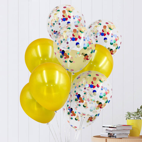 Image of 10 pcs/set Confetti Balloons Set | Nicro Party