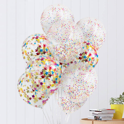 Image of 10 pcs/set Confetti Balloons Set | Nicro Party