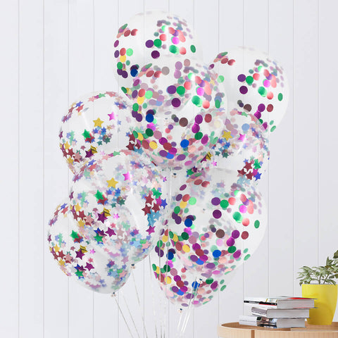 Image of 10 pcs/set Confetti Balloons Set | Nicro Party