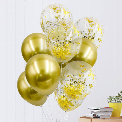 Image of 10 pcs/set Confetti Balloons Set | Nicro Party
