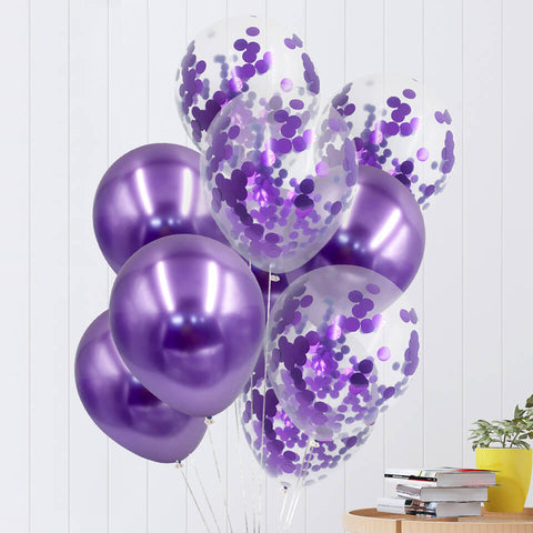 Image of 10 pcs/set Confetti Balloons Set | Nicro Party