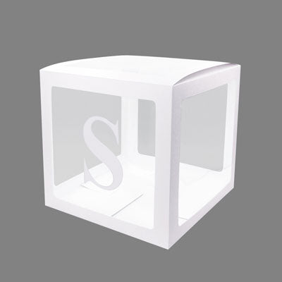 Image of Alphabet Number Transparent Packing Name  DIY Letter Balloon Box