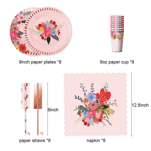 Image of Hello Girl Rose Gold Party Kit