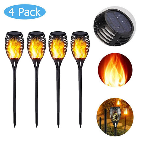 Image of 33 LED Soft Light Control Solar Flame Torch