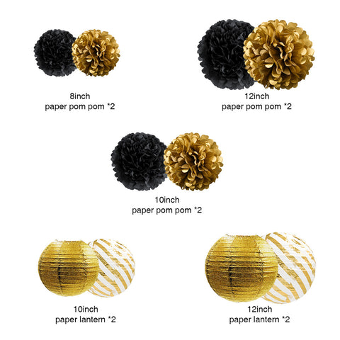 Image of We Are So Proud of paper lanterns and flowers