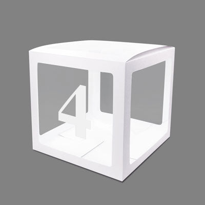 Alphabet Number Transparent Packing Name  DIY Letter Balloon Box