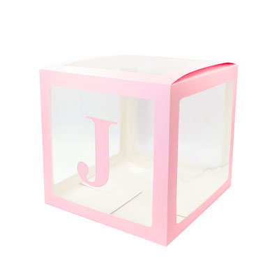 Alphabet Number Transparent Packing Name  DIY Letter Balloon Box
