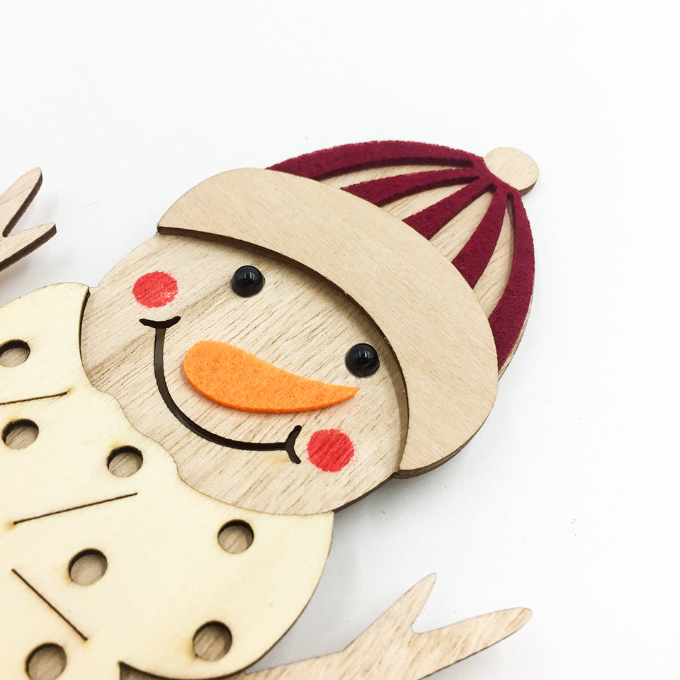 Wooden Christmas Tree Pendant | Nicro Party