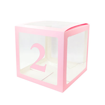 Alphabet Number Transparent Packing Name  DIY Letter Balloon Box