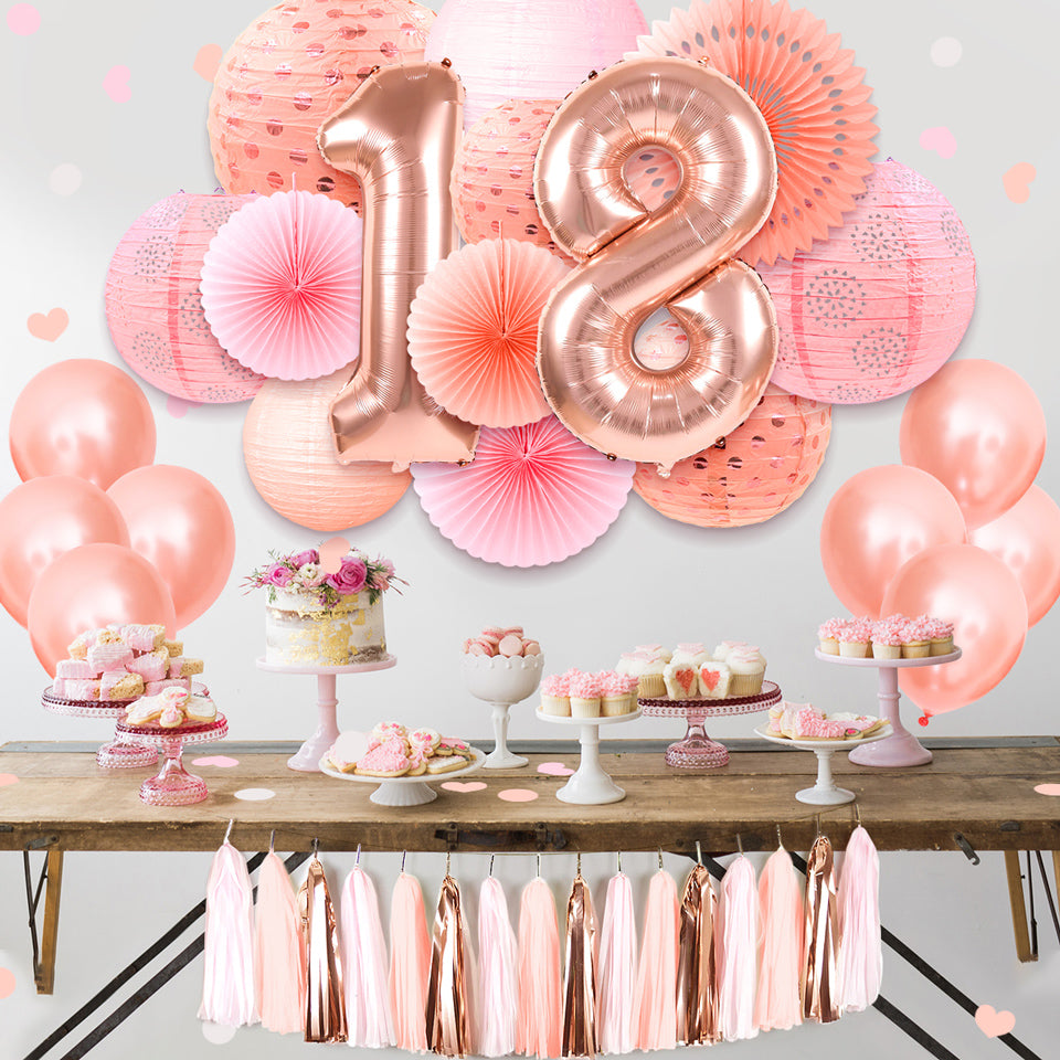18th birthday decorations kit