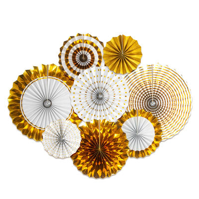 6 or 8 pcs/set Party Paper Fans   | Nicro Party