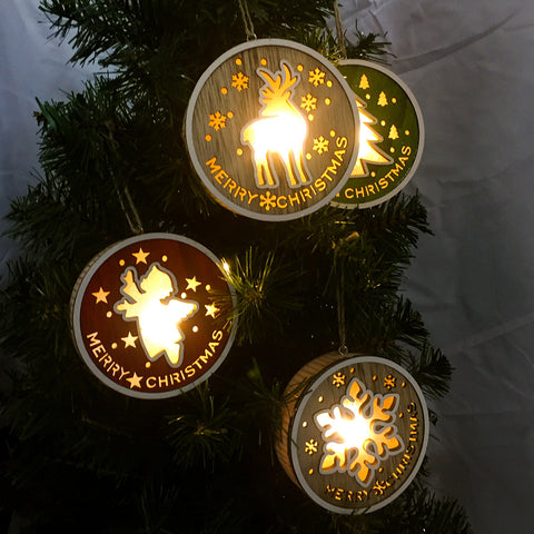 Image of Christmas-Shining-Tree-Pendant