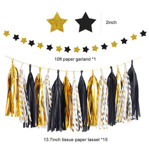 Image of 48 pcs/set 2020 New Year Gold Party Decorations | Nicro Party