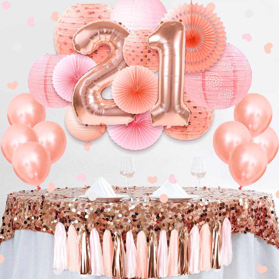 21st birthday decorations 37 pcs