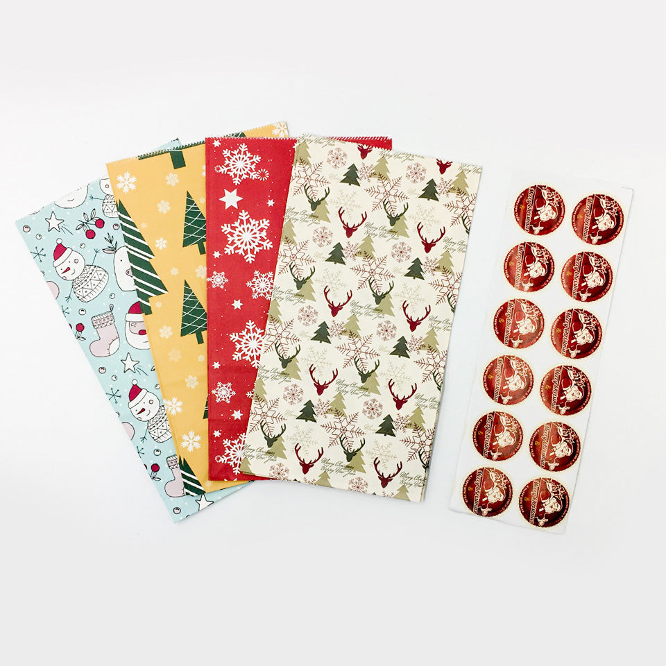 24 pcs/set Christmas Candy Gift Bags | Nicro Party