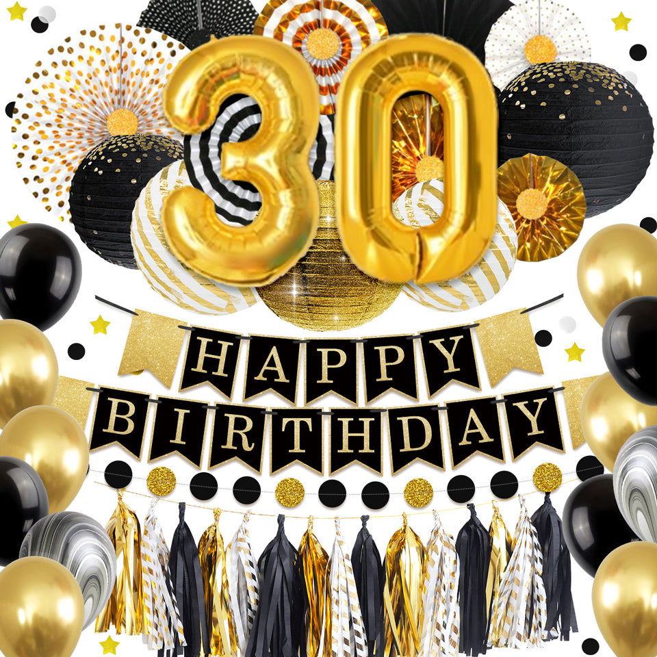 30th Birthday Party Decoration Kit