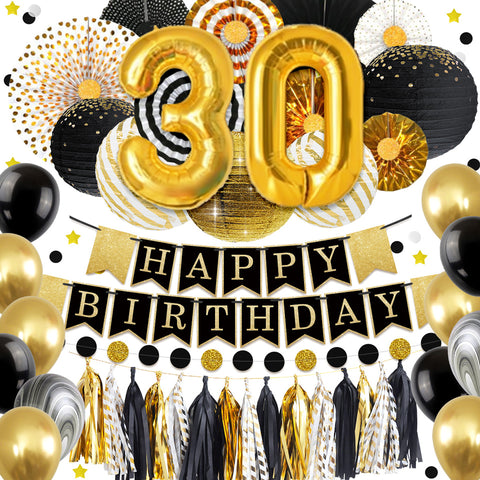 Image of 30th Birthday Party Decoration Kit