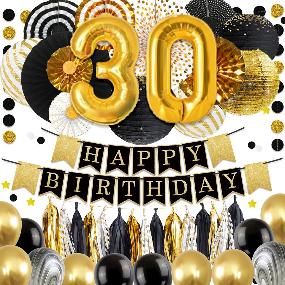 30th Birthday Party Decoration Kit