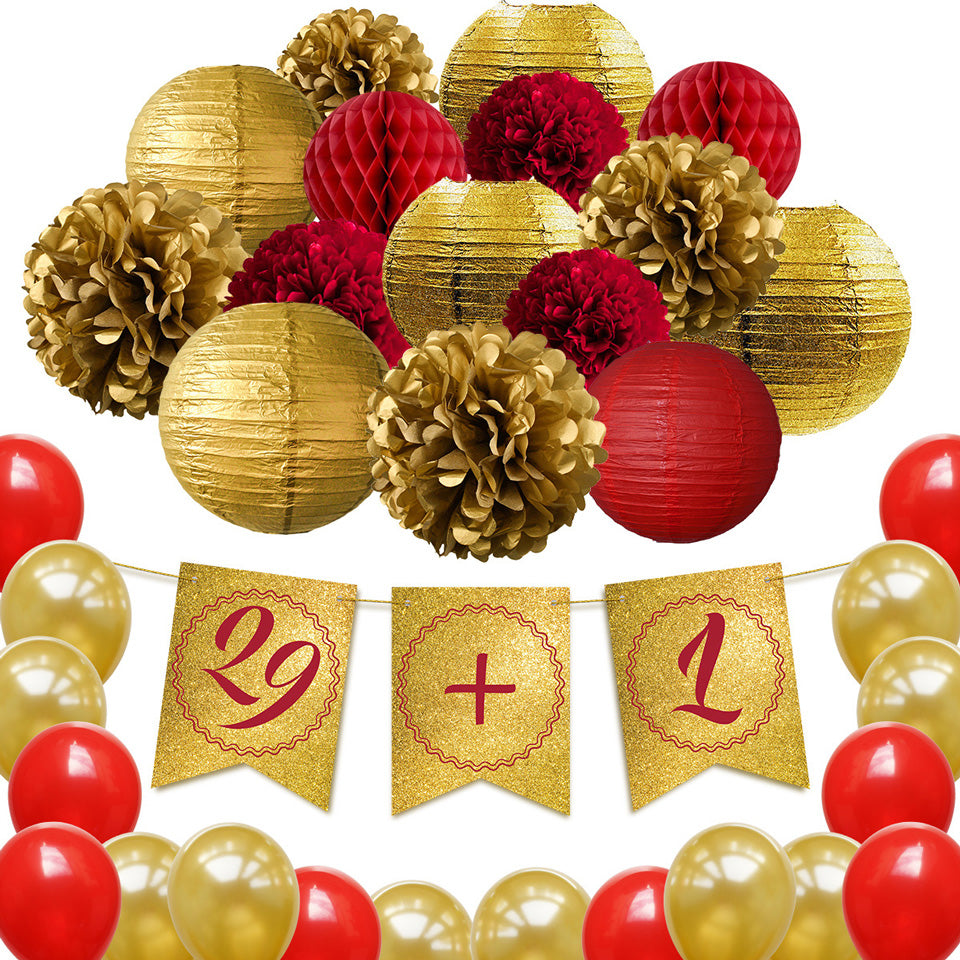 30th  Birthday Party Decoration Kit