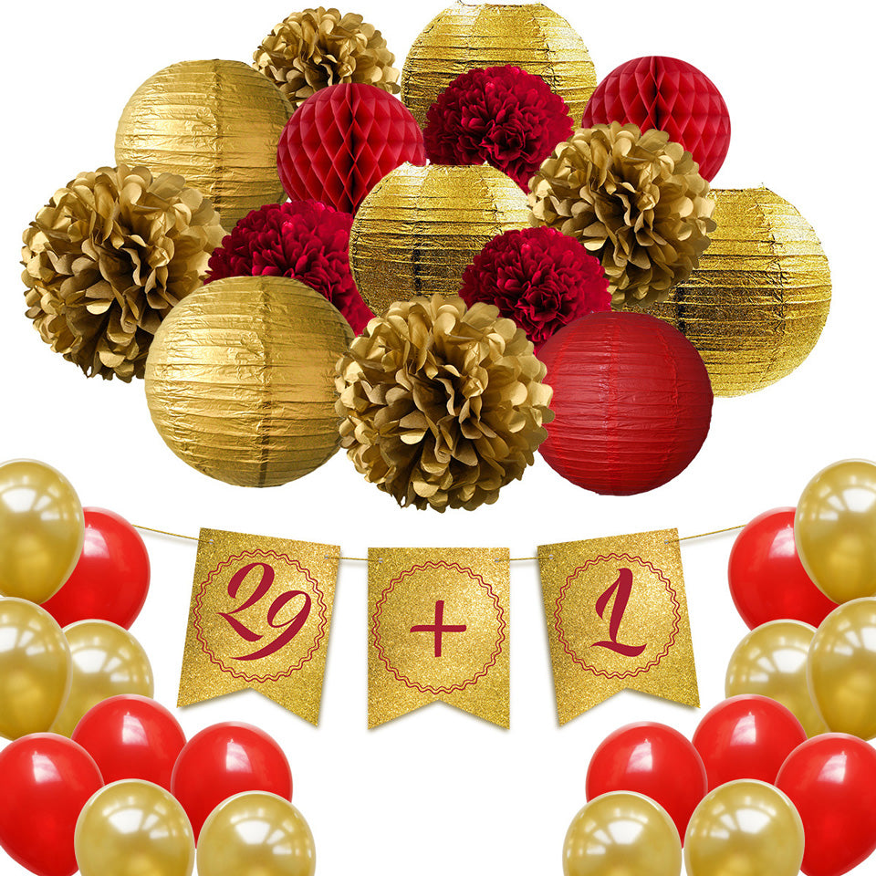 30th  Birthday Party Decoration Kit