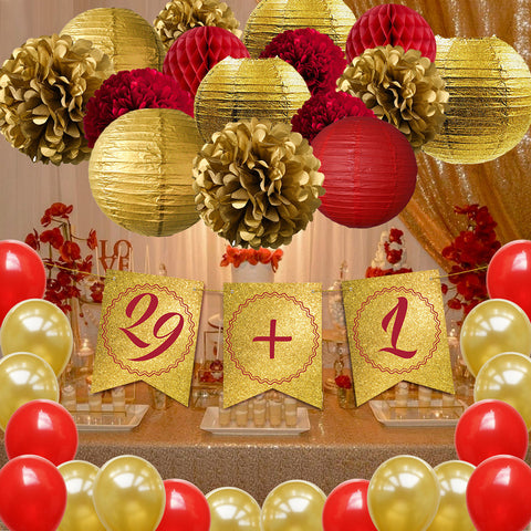 Image of 30th  Birthday Party Decoration Kit