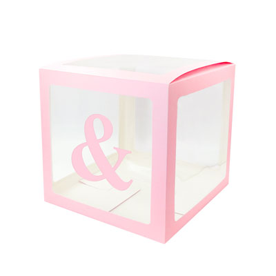 Alphabet Number Transparent Packing Name  DIY Letter Balloon Box