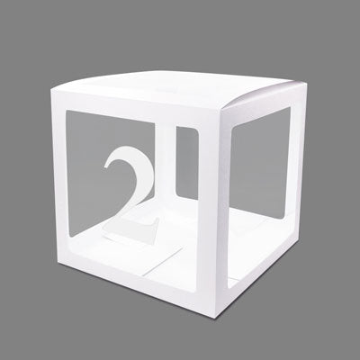 Alphabet Number Transparent Packing Name  DIY Letter Balloon Box