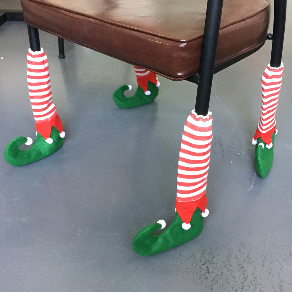 4 pcs/set Christmas Chair Foot Covers | Nicro Party