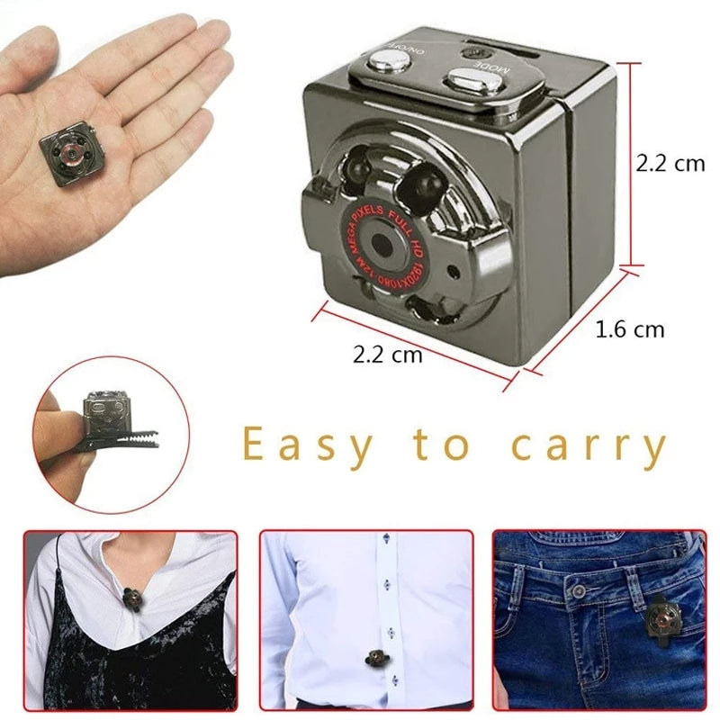 HD 1080P Mini Body Camera