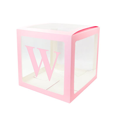 Alphabet Number Transparent Packing Name  DIY Letter Balloon Box