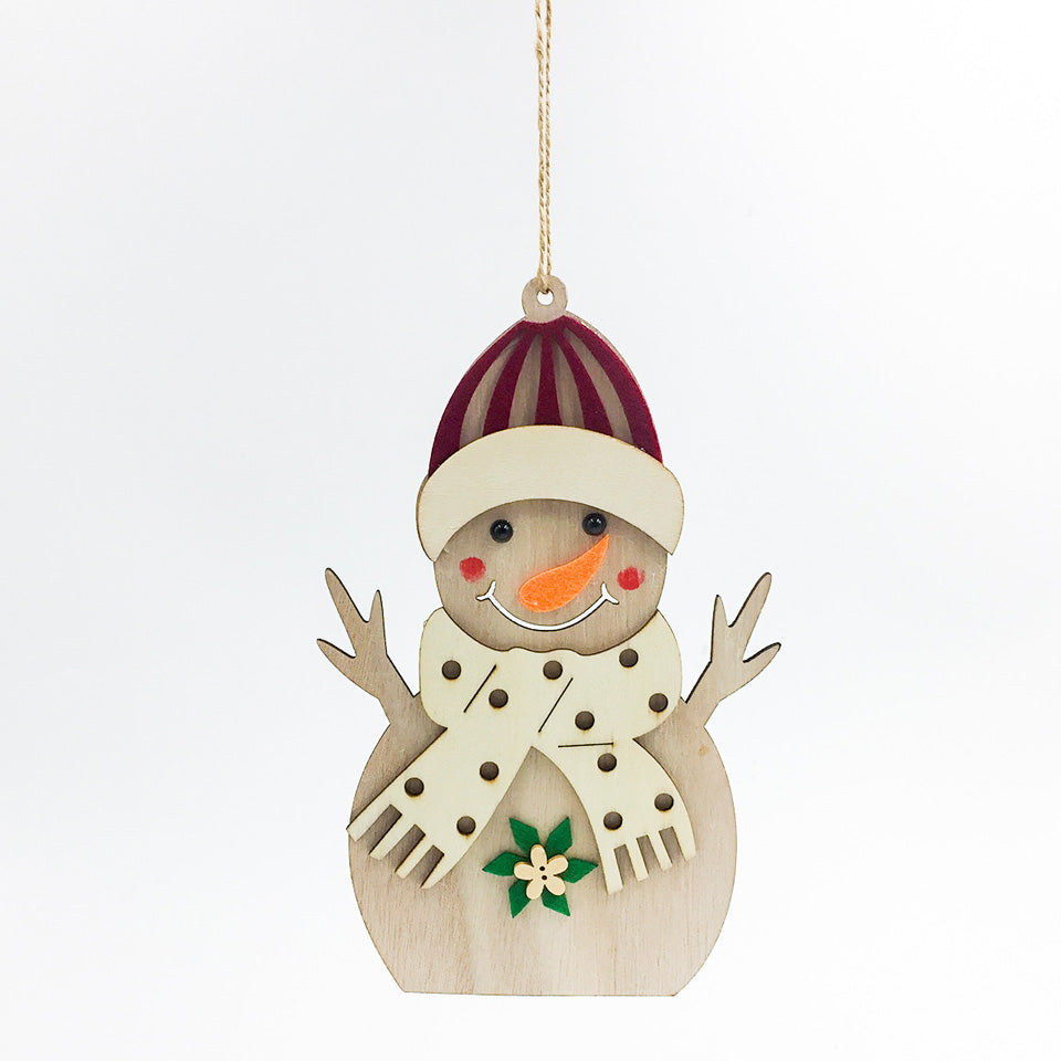Wooden Christmas Tree Pendant | Nicro Party