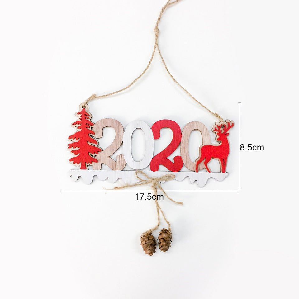 2020-XMAS-New-Year-Wooden-Ornaments