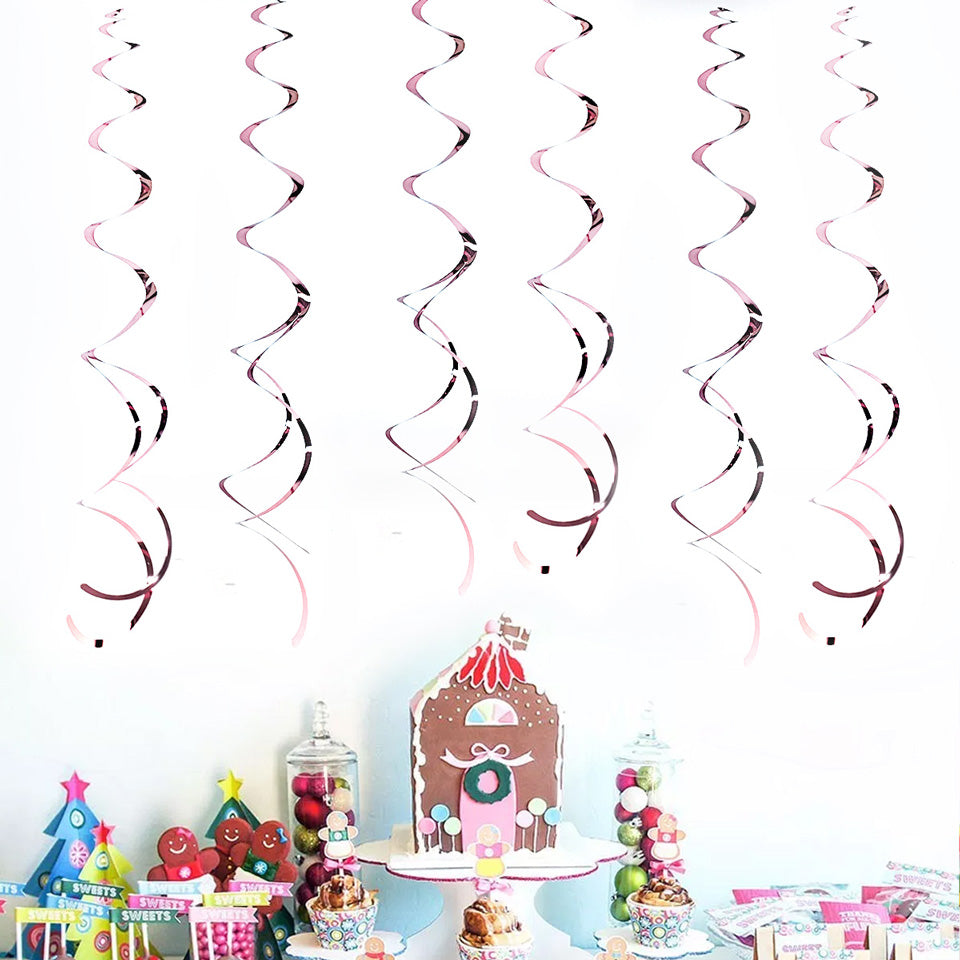 6 pcslot Spiral Tissue Tassel  Nicro Party