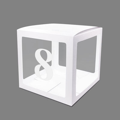 Alphabet Number Transparent Packing Name  DIY Letter Balloon Box