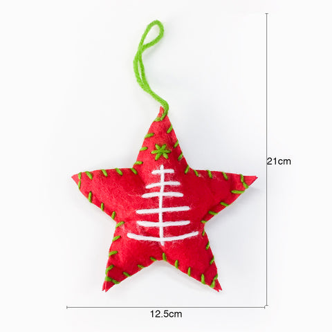 Image of Fabric-Christmas-Ornaments