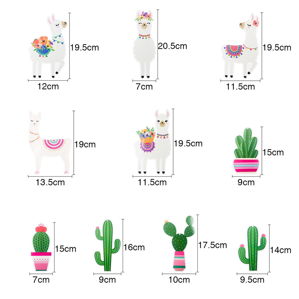 Alpaca Swirl Spiral Ornaments | Nicro Party