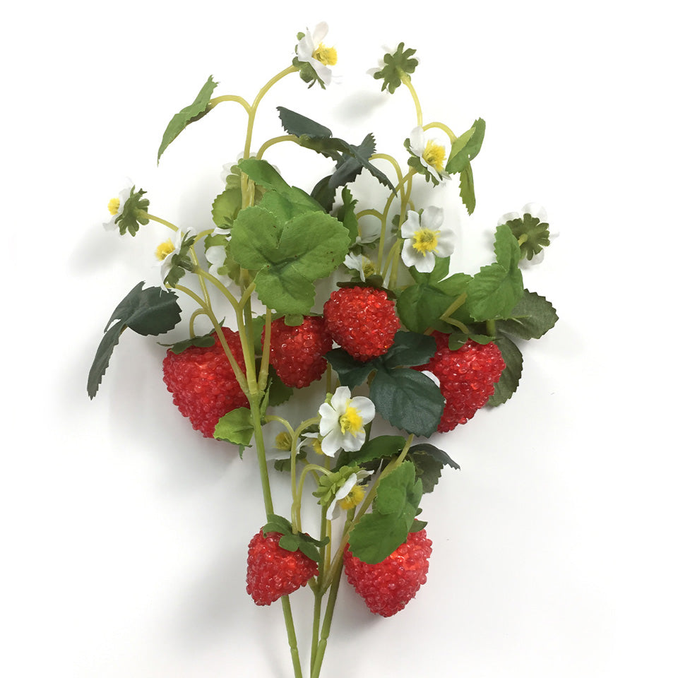 9 Head Artifical Fruit  Strawberry