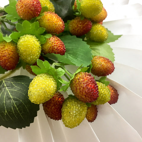 Image of 9 Head Artifical Fruit  Strawberry