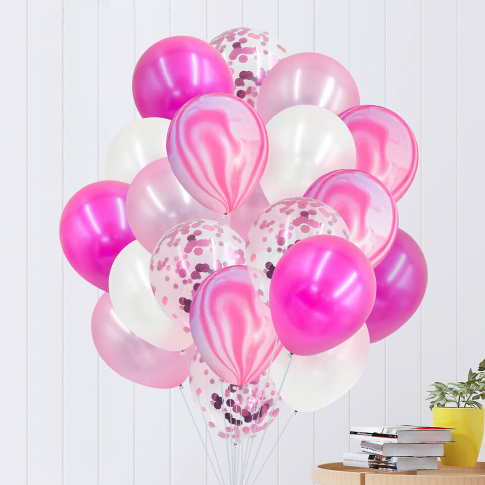 20 pcs/set Colorful Multi Air Latex Balloons Kit | Nicro Party 