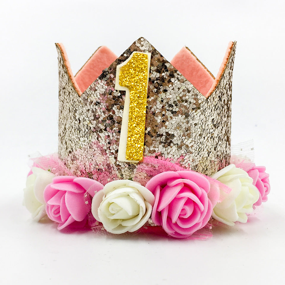 Cute Pink 1st Girl Birthdy Hat | Nicro Party