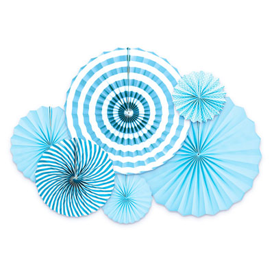 6 or 8 pcs/set Party Paper Fans   | Nicro Party