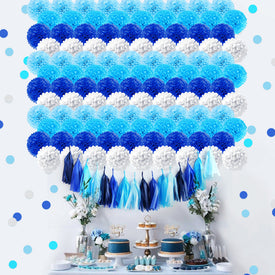 Blue Gradient Party Decoration Kit